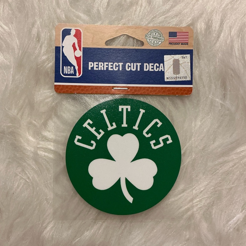 NBA Green and White Celtics Decal